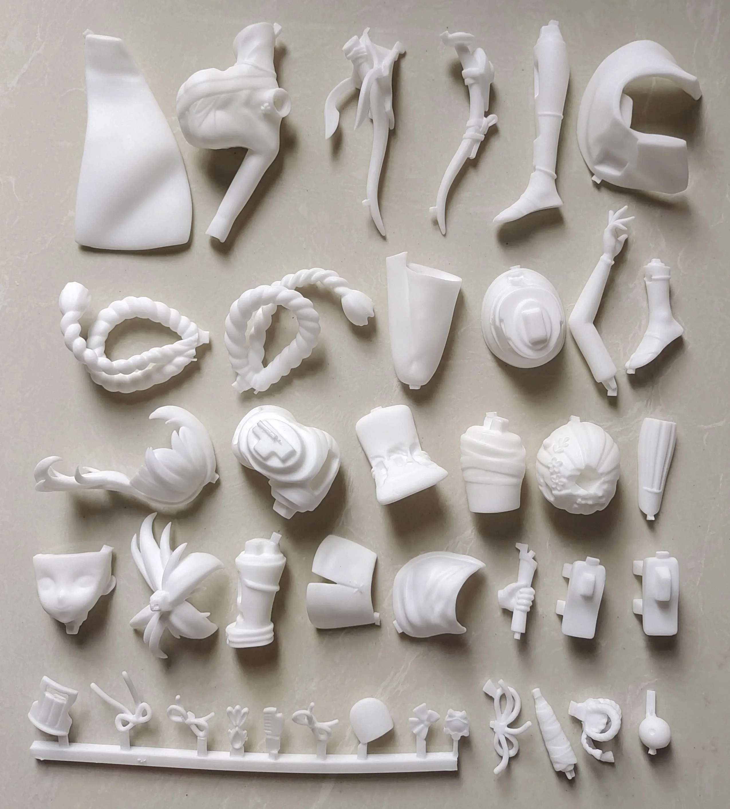 

1/7 Anime Yoimiya Genshin Impact Kit kawaii Resin GK DIY White Assembly GK Model Statue Toys doll Collection Gifts