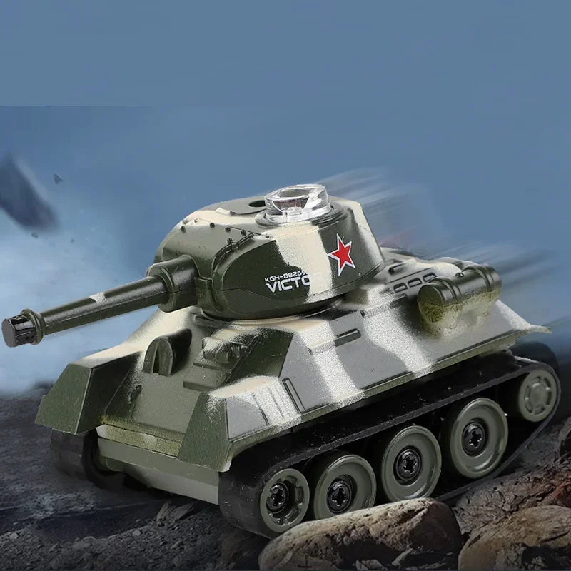 1:100 Mini RC Tank Model ImitateRemote Radio Remote Control Tank Electronic Boys Toys For Children Kids Gifts
