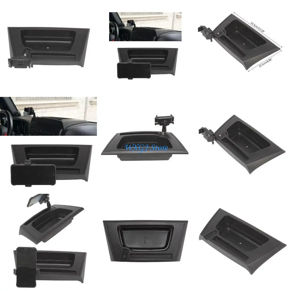 

37JE Vehicle Insert Dashboard Center Console Tray For JK 2011-17 Interior Accessories Secondary Storage