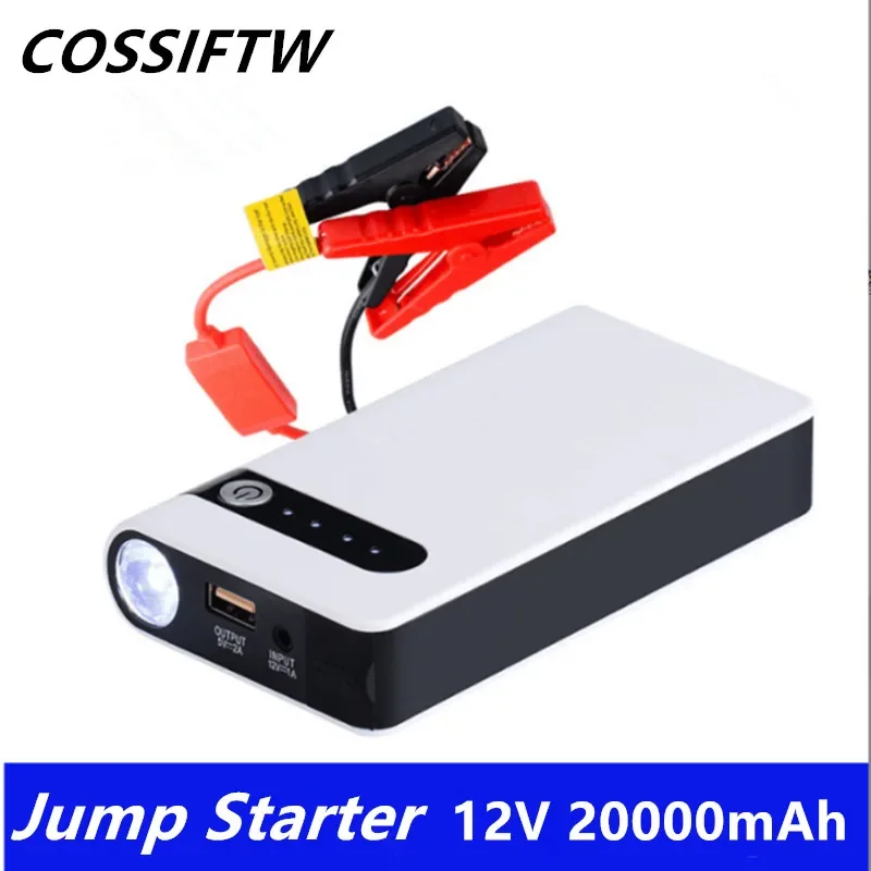 COSSIFTW Jump Starter Car 20000mah Charger 800A Booster Power Bank Jump Starter 12V Battery Pack, Battery Booster, Jump Box