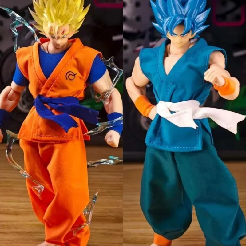 En Stock, Figuras de Acción de Goku a Escala 1/12, Traje Daoísta Naranja y 