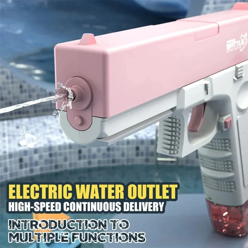 Electric water gun automatic high pressure strong children\'s toys continuous water gun spray water watering water fight