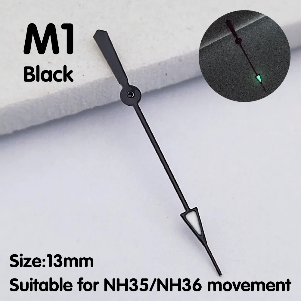 مشاهدة اليد الثانية 13 مللي متر أجزاء ساعة اليد استبدال أجزاء لساعة حركة NH35 NH36 اليد الثانية
