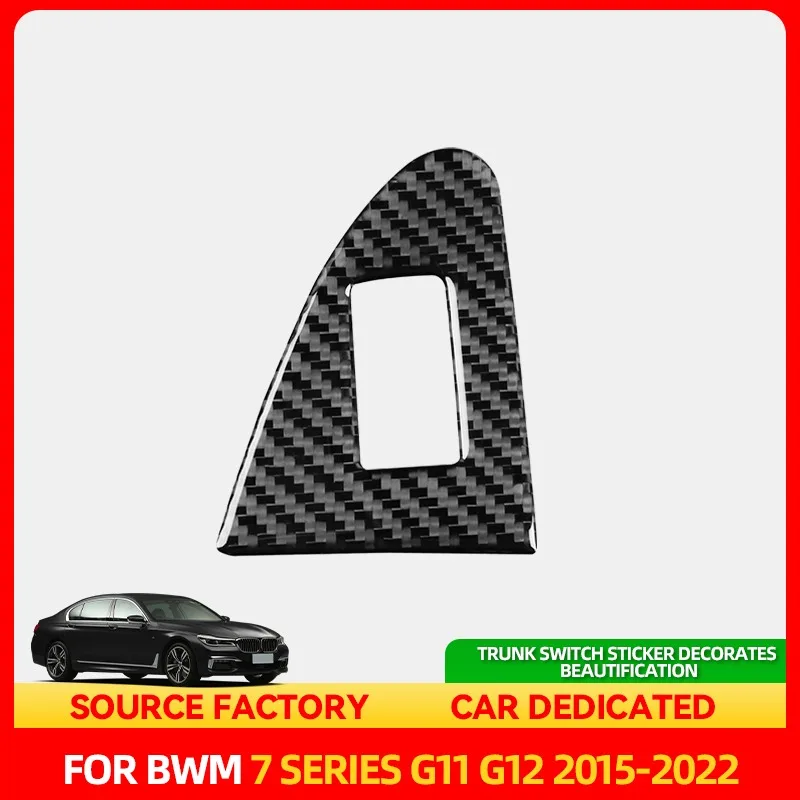 

Стайлинговые молдинги, украшение для переключателя багажника, наклейка на крышку для BMW 7 серии G11 G12 2015-2019 2020 2021 2022, салон автомобиля