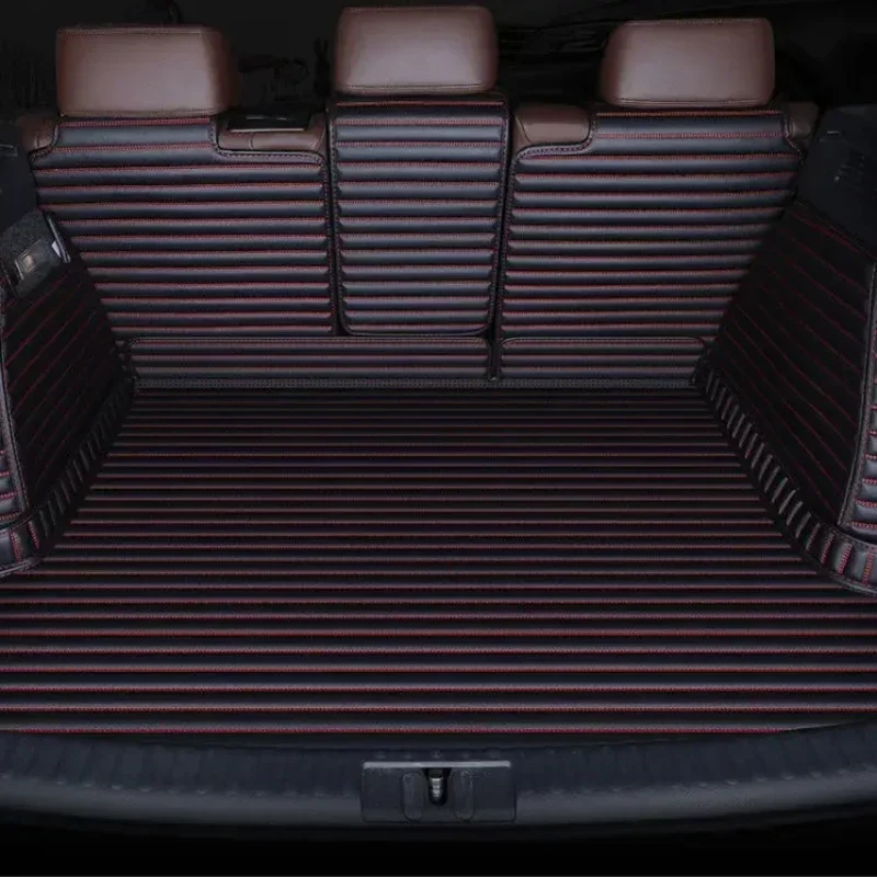 Custom Full Coverage Car Trunk Mat for Volkswagen VW Tiguan Passat Variant Phideon Multivan 6Seat Accessories Interior Details