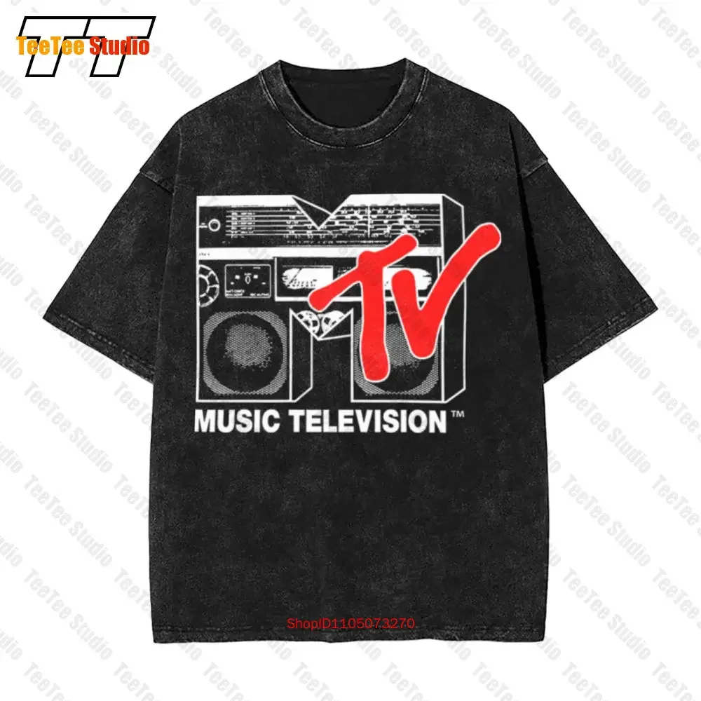 Boombox Logo Vintage Oversized T-Shirt DVZ3
