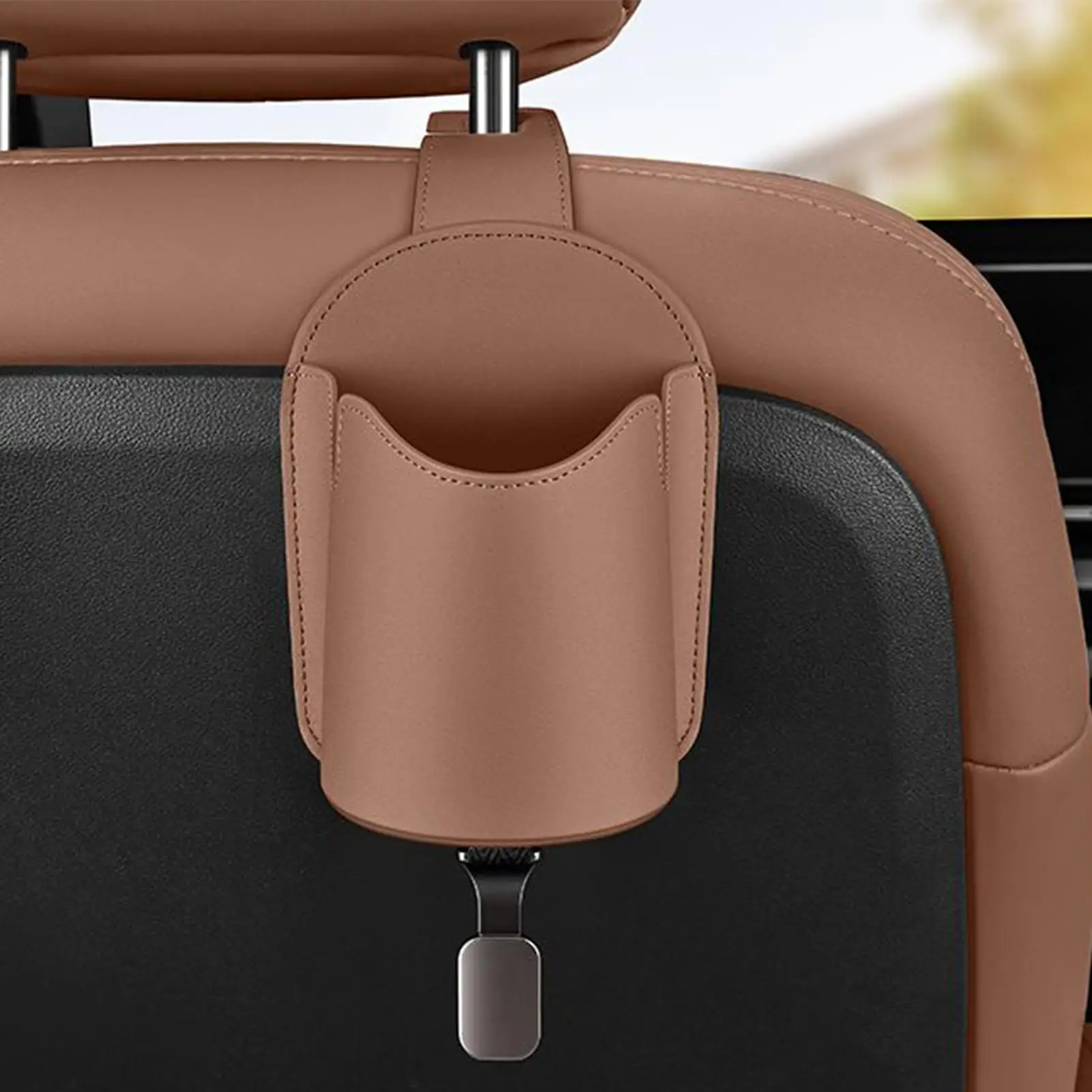 حامل الكأس للمقعد الخلفي للسيارة متعدد الوظائف لتخزين السيارات وحامل تخزين زجاجات مياه الشراب لخلية داخلية لشاحنة السفر #1
