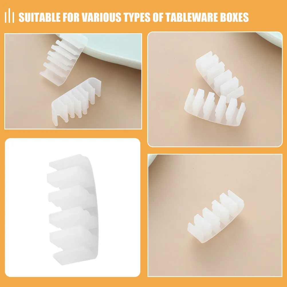 

100 шт. универсальных съемных разделителей для столовых приборов, многоразовые вкладыши для коробок и контейнеров, решения для хранения