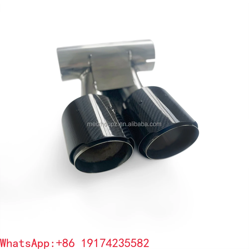 

Suitable for Porsche 718 BOXSTER 2.0T 2020-2024 Upgrade with Dual Carbon Fiber Tail Throat in the Middle Exhaust Fitment Custom