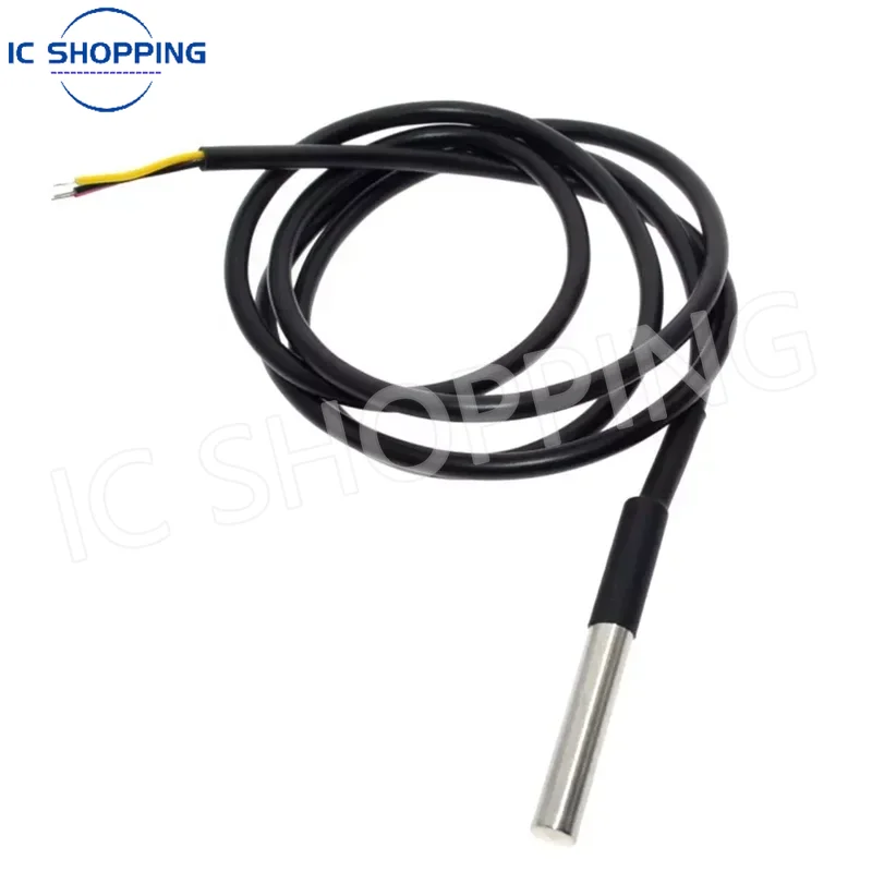 DS18B20 Rvs Pakket 1Meter 2Meter 3Meter 5Meter Waterdicht 18b20 Kabel Probe Temperatuursensor