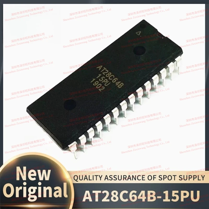 (10Pcs-20Pcs/Lot) 100% New Original AT28C64B-15PU AT28C64B-15 AT28C64B 28C64 AT28C64B-15PU DIP-28 Chipset