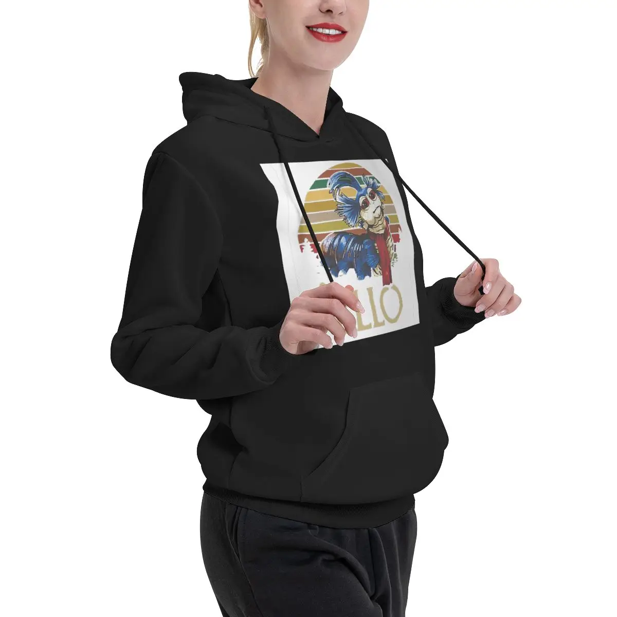 Labyrint De Worm Ello Cult Labyrint Vintage Retro Hoodies Trui Herfst Winter Mannen Vrouwen Paar Sweatshirt Lange Mouw Tops