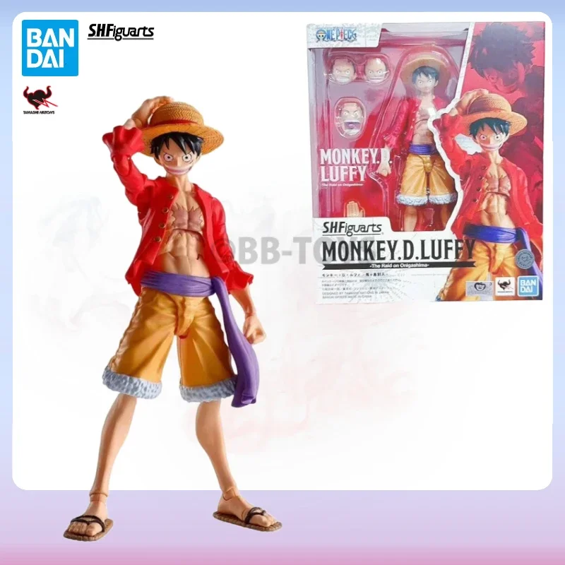 

В наличии 100% BB Original Bandai S.H.Figuarts SHF One Piece Monkey D Luffy Romance Dawn Аниме Фигурки Экшн Модели Игрушки