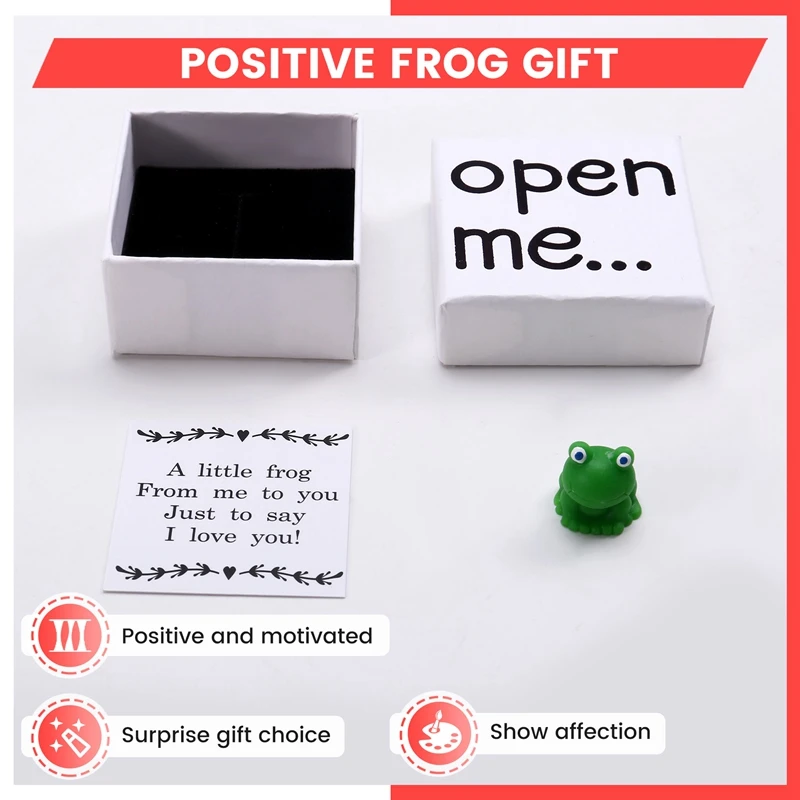 Positive Frog Gift Table Partner Valentine's Day Birthday Best Gift Pocket Hug Frog Lover Friend Gift