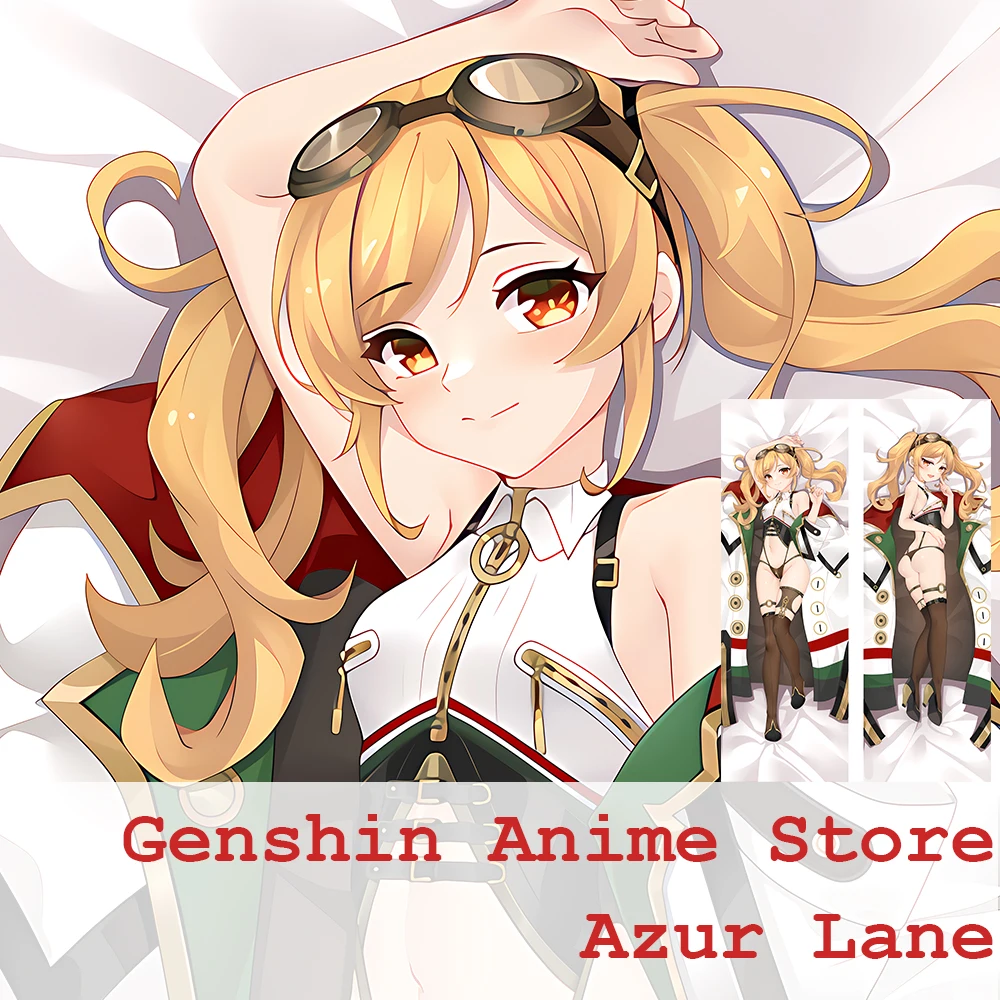 

Azur Lane RN Leonardo Da Vinci Body Pillow Case 180cm Long Dakimakura Soft Comfort Peachskin 2WAY Throw Pillow Cover Case Otaku