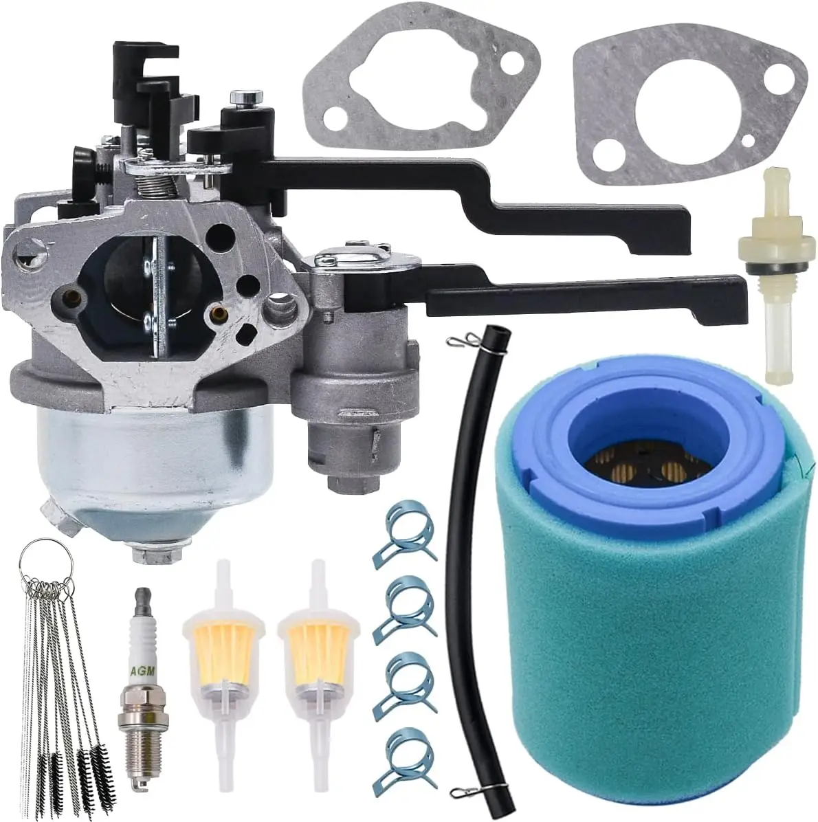 For 17 853 113-s 17 853 53-S Carburetor compatible with Kohler CH440 Command Pro 420CC 14HP Gas Engine with Air Filter Replace 1