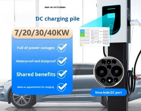

30KW DC Car Charging Pile, New Energy Home Use, 9-hole Fast Charging, 380V