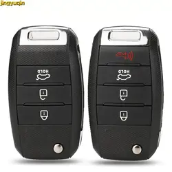 Jingyuqin 3/4B Smart Key Remote Fob do Kia Carens Cerato Forte K2 K3 K5 Rio 3 Soul 2017 Sorento Optima Sportage Hyundai Avante