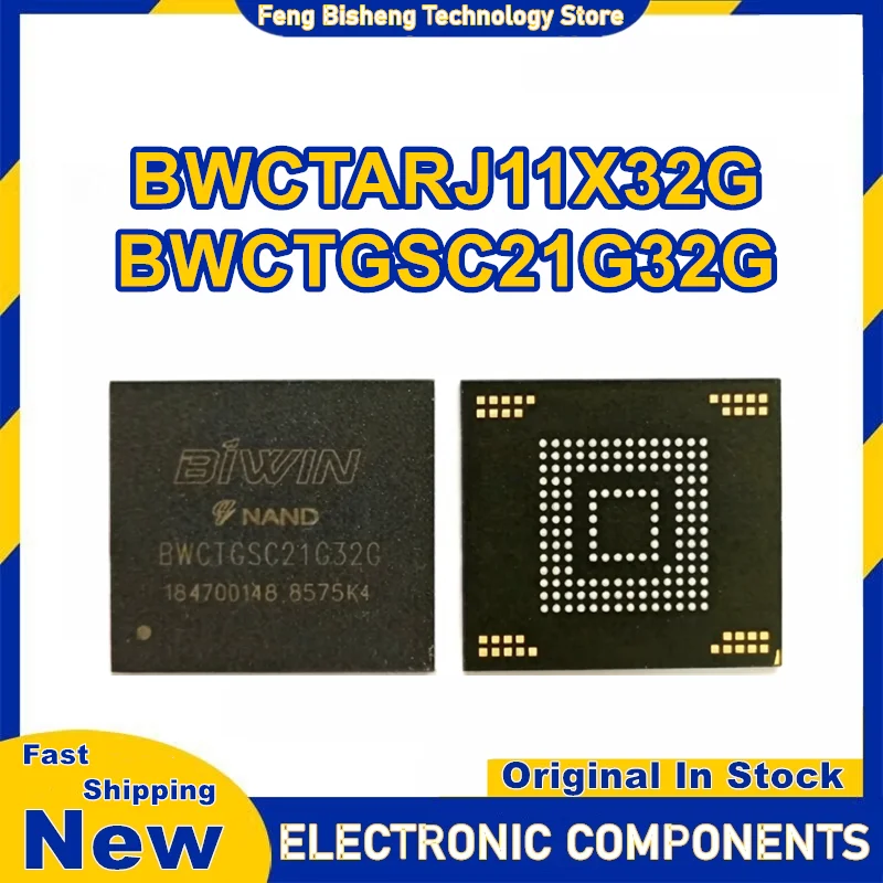 

BWCTARJ11X32G BWCTGSC21G32G Storage 32GB flash memory granules 153FBGA IC New Original in Stock