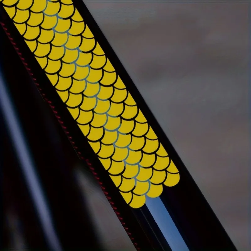 1Pair Dragon Scale Sticker Waterproof Vinyl Decal for Bicycle Mountain Bike Motorcycle Frame Scratch Cover Decoration