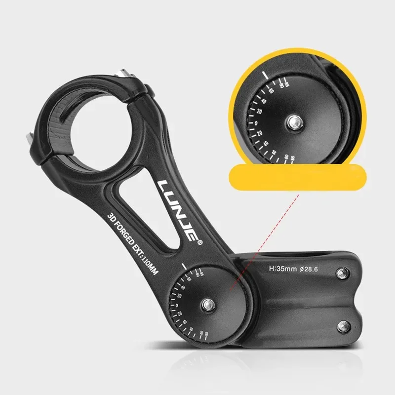 Bicycle Handlebar Stem MTB Power Stem Road Mountain Bike Table Adjustable Stem 31.8mm Cycling Bridge Rod 90/110/130/145MM