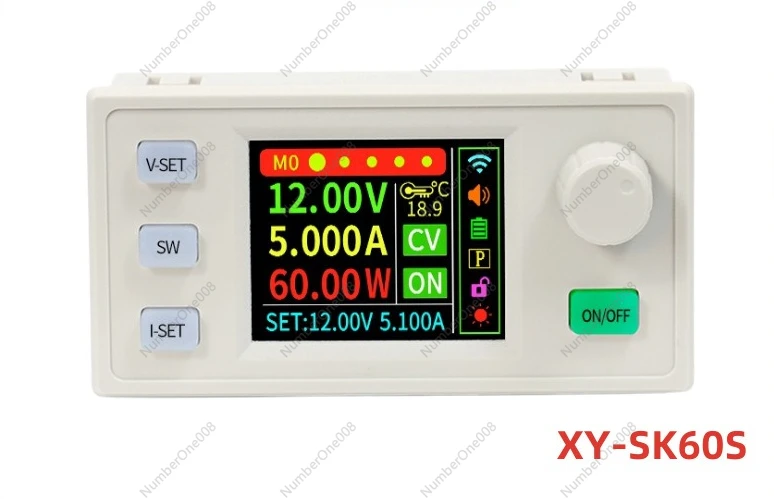 SK60S Digital Adjustable Step-Up Step-Down DC Regulated Power Supply Module Constant Voltage Current Solar Charging 3rd Gen