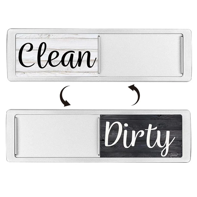 L65A-Dishwasher Magnet Clean Dirty Sign, Strong Universal Dirty Clean Dishwasher Magnet Indicator For Kitchen Organization