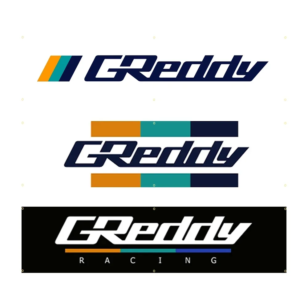 60*240 GReddys Racing Car Banner Interior Decoration Race Car Tapestry Flag