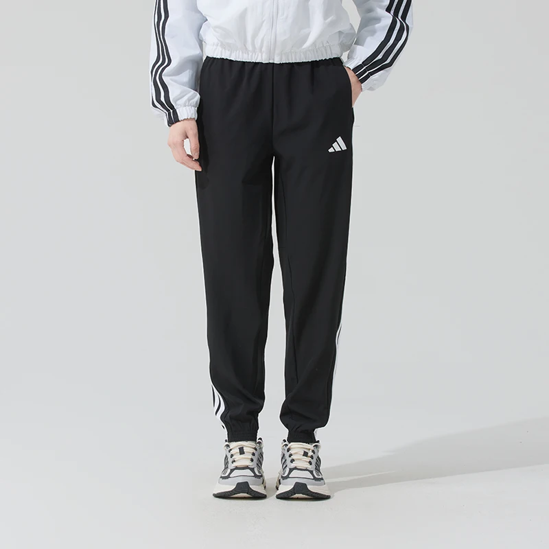 Adidas Women's Sports Casual Pants Fitness Training Loose Breathable Wear-Resistant Jogger Sweatpants Long Pants Ji8313