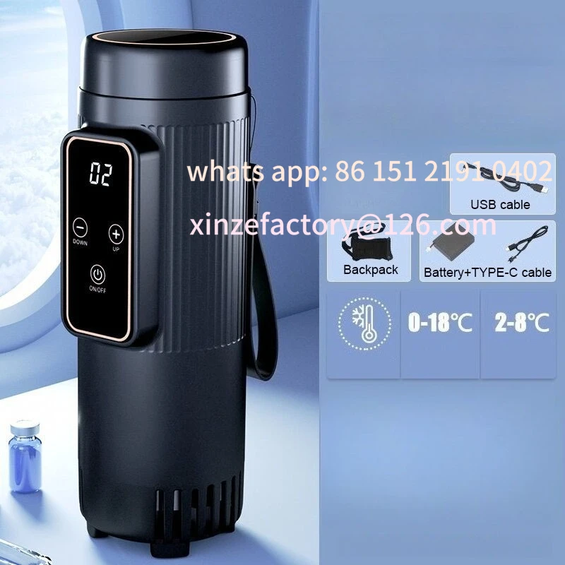 

Customizable per insulina Boccetta portatile ricaricabile per esterni Auto Casa Doppio uso Piccoli farm