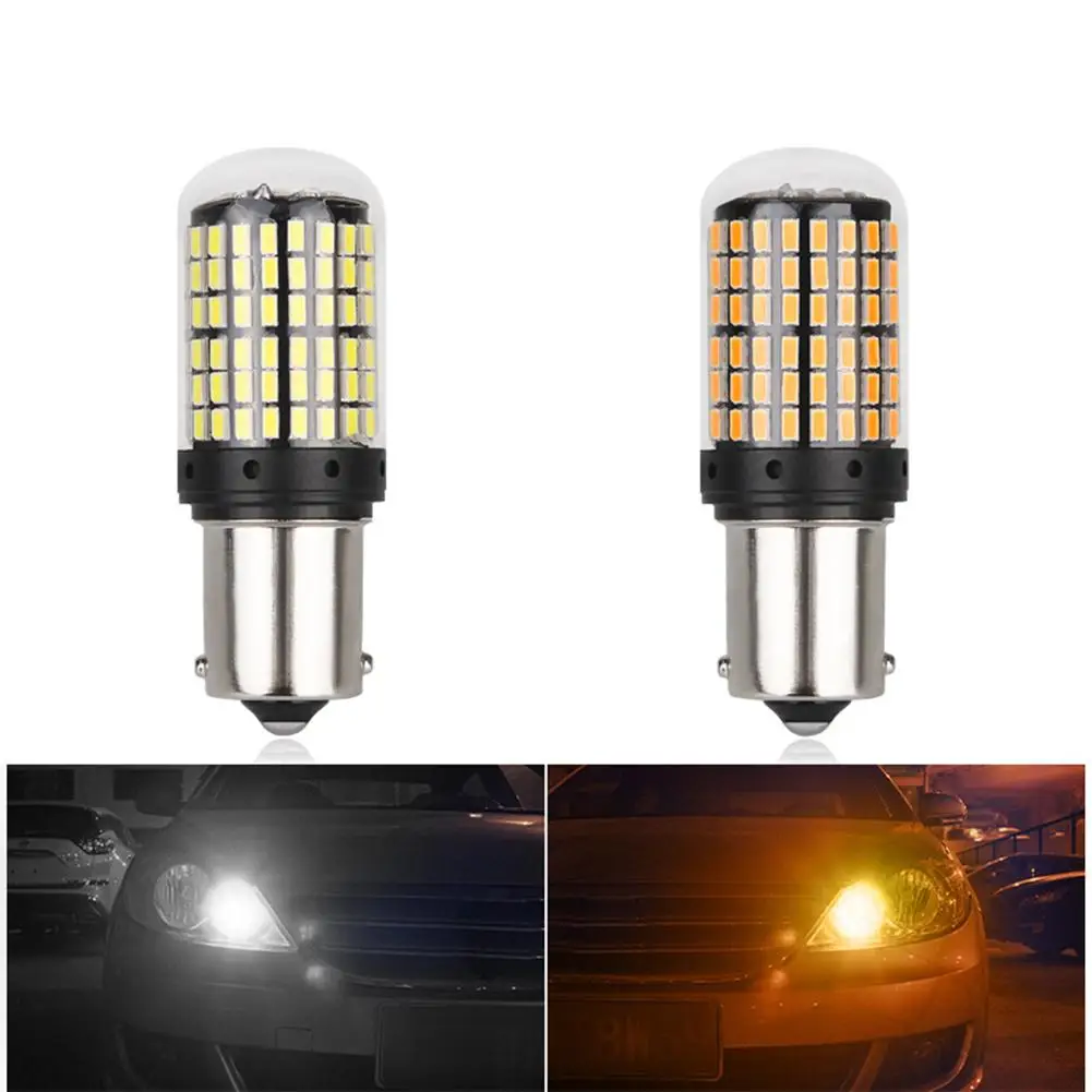 2pcs Led Reverse Light P21W 1156 BA15S 7506 5008 R10W Backup 12V Auto Car R5W Running 24V Daytime White Diode Lamp Bulb U9J4