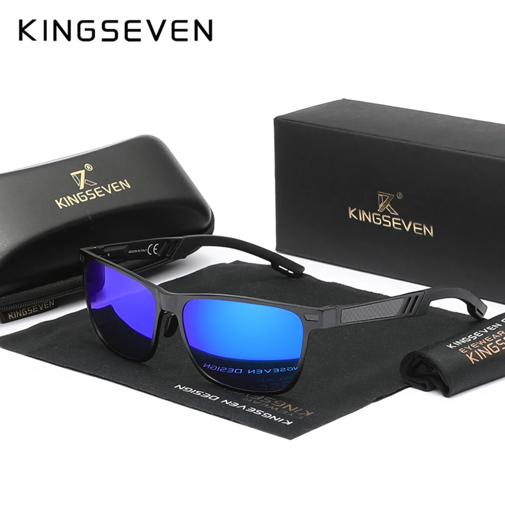 

KINGSEVEN Men's Driving Sunglasses Polarized UV400 Eye Protection Sports Glasses New Fashion Design Goggle Women Eyewear