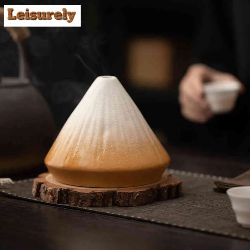 جبل فوجي حامل البخور بالو سانتو حامل الناشر البخور المشرق المعطرة الشموع العطرية مبخرة الحلي المنزلية