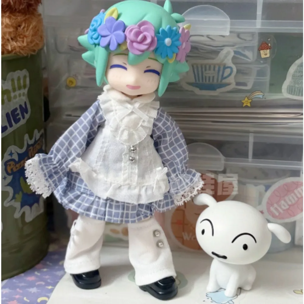 Basil Cosplay Doll 1/12 Bjd Clothes Water Sticker Faceplates Anime Game Cosplay Toy
