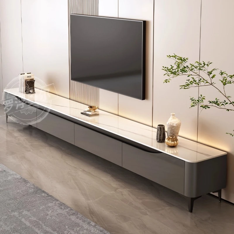 Base de Soporte para TV Universal de Diseño, Mueble para Televisor Moderno y Minimalista de Lujo, Mueble para Televisor de Diseño de Lujo para el Hogar