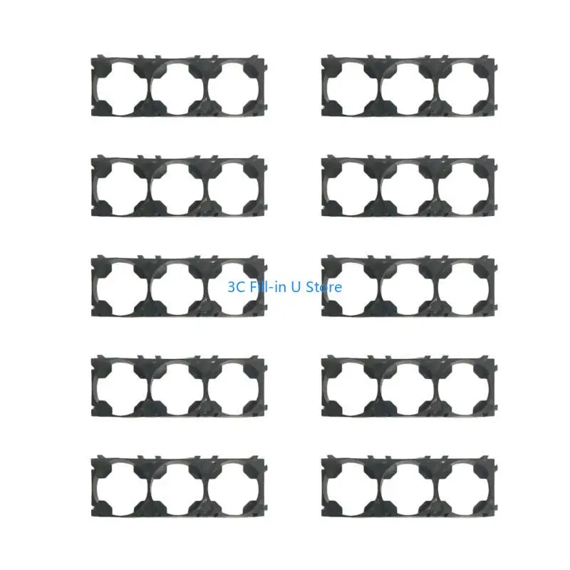 G8TA 10pcs Easy to Install 26650 Lithium Battery Holder Frame, Stackable for Space Efficiency, Strong AntiShock Properties