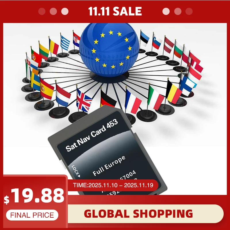 

Fast Delivery Full Europe Map 2023 for Smart 453 mit Cool & Media Navigation Car SD Card A4539067004 with And Fog Flim