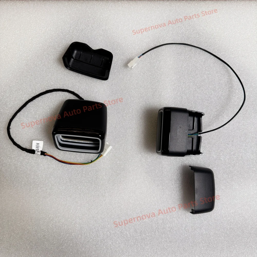 Car Interior For Audi A3/A4/A5/A6/A7/Q5 LED Seat Belt Buckle Multicolor Ambient Light Safety Belt Buckle Modification Accessory