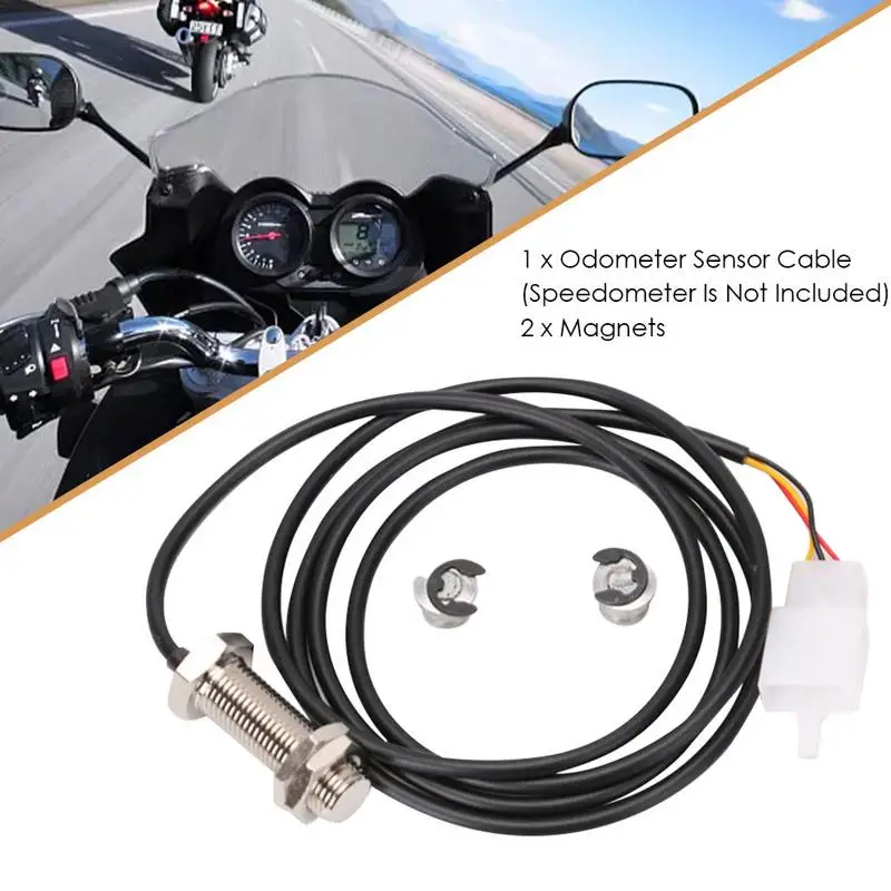 Motorcycle Speedometer Replacement Kit Durable Digital Odometer Sensor Cable Universal For Motorcycle Speedometer Replacement Ki