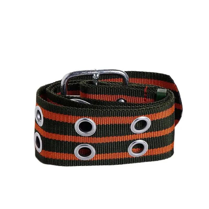 Utility Outdoor Adjustable Waist Strap Belt with Side D-Rings Safety Belt Falling Protection for Fire Rescue, Rock Climbing