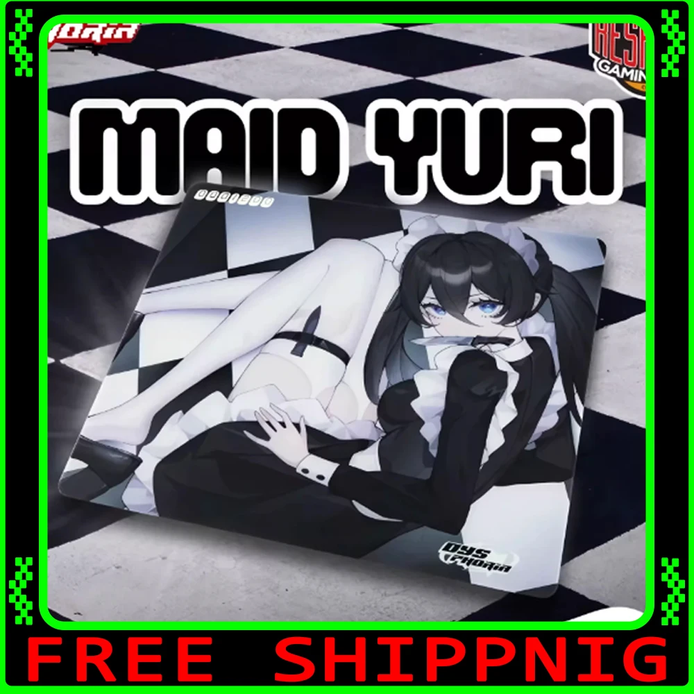 

Коврик для мыши PAN Esports Duplicate Dysphoria Maid Yuri Glass, гладкий, для FPS, высокоскоростной, износостойкий, грязеотталкивающий, для TTK APEX, подарки