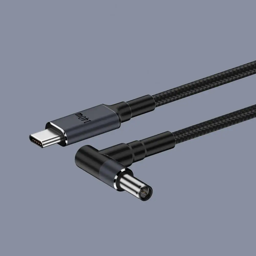 Typ-C PD auf DC-28V 7A Adapterkabel Hohe Stabilität 140W Typ-C Ladekabel Nylongeflecht Galliumnitrid Schnellladekabel