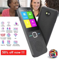 Portable Offline Voice Translator Smart 137 Languages Real Time Translate Without Internet Inter-Translation T10 Smart Device