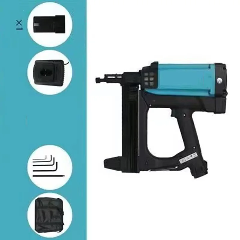 1842Automatic Pneumatic Nailer GSR40 with 7.2V Lithium Battery Gas Steel Pneumatic Tool for Frame And Wire Slott