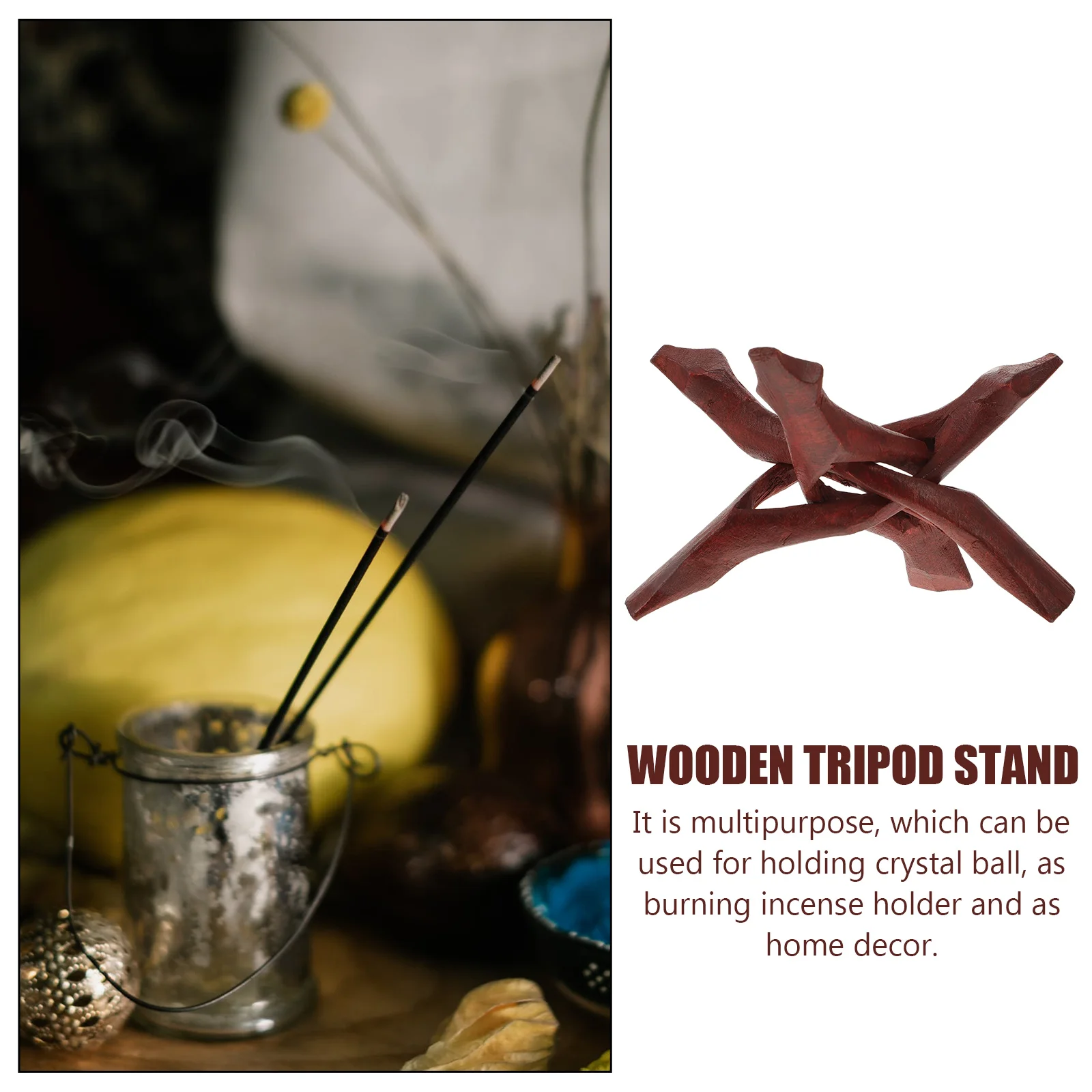 Abalone Shell Holder House Plant Stand Small Plate Wooden Solid Display Rack Tripod American Style