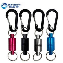 Fishing Tools Magnetic Net Release Magnetic Keychain Fly Fishing Net Retractor Magnet Metal Clip Holder Fishing Tackle