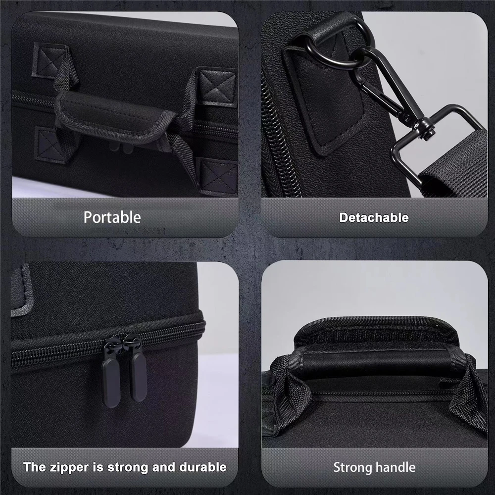 Protective Carrying Case For PS5 Slim Console Accessories Shockproof Anti-Scratch Handbag Shoulder Bag Portable Hard Storage Bag