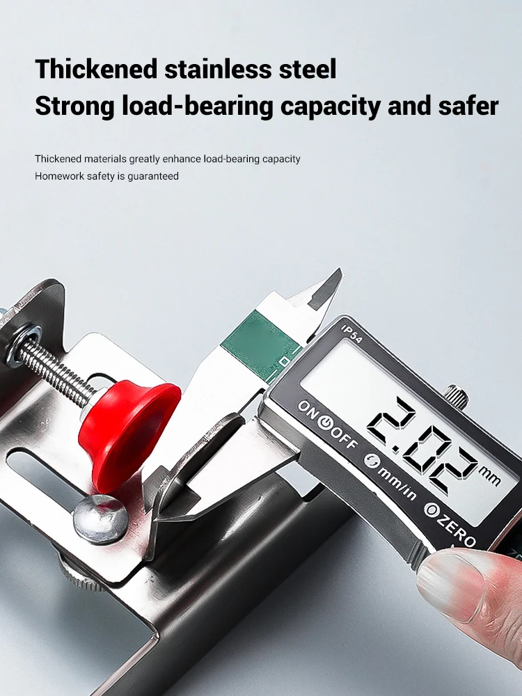 

Приспособление для крепления двери шкафа Зажим для рамы шкафа Бытовая скрытая дверь Монтажная опора из нержавеющей стали Деревообрабатывающие инструменты