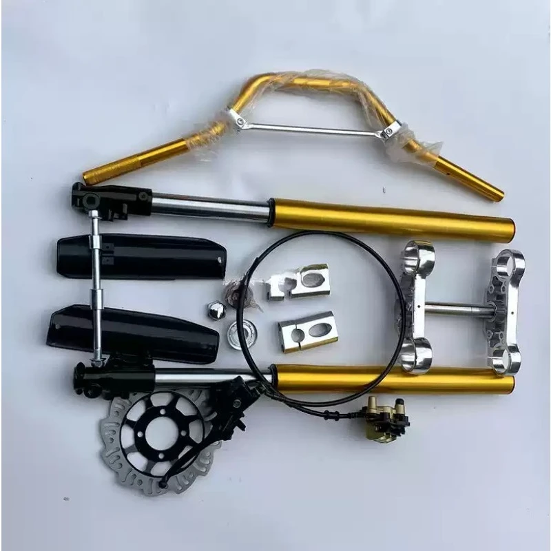 Off-Road Dirt Bike Kit 650-800MM Inverted Front Shock Assembly With Matching Shock Pump Stable Front Brake Control Spare