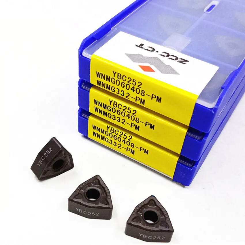 WNMG060408-PM YBC251/WNMG060408-PM YBC252/WNMG060408-PM YBC152/WNMG060412-PM YBC152 ZCC.CT CNC carbide inserts For Steel